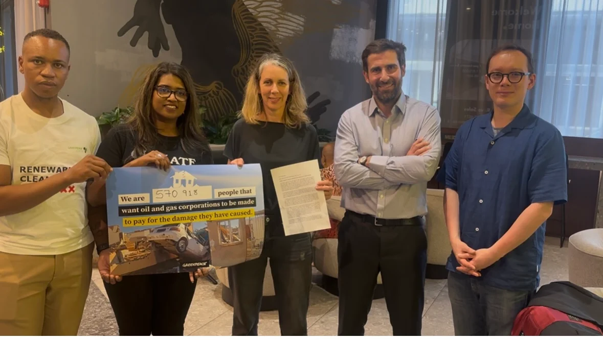 Over 500,000 people demand oil & gas companies pay for climate damages